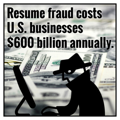 Resume fraud statistics 2010